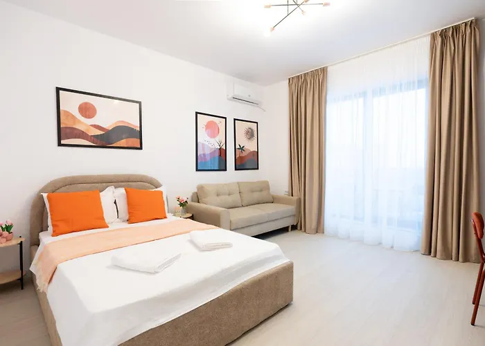 Lejlighed Soni Exclusive 224 Plaza With Free Private Parking & Self Check-in *